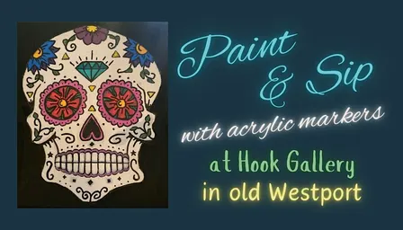 Dia de Los Muertos Paint & Sip Class - Relax, Learn, Socialize & Create Art