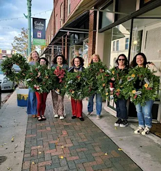Live Christmas Wreath Workshop