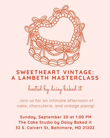 Sweetheart Vintage: A Lambeth Cake Masterclass