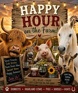 Happy Hour on the Farm!