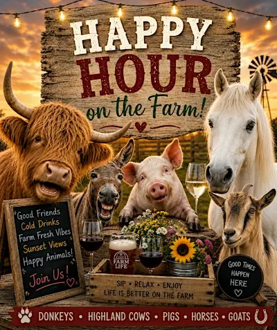 Happy Hour on the Farm!
