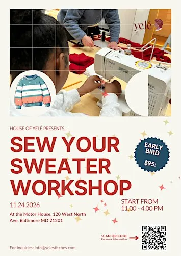 HOLIDAY SWEATER WORKSHOP