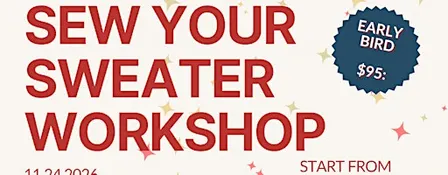 HOLIDAY SWEATER WORKSHOP