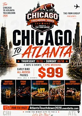 The Chicago to Atlanta Touchdown 2026