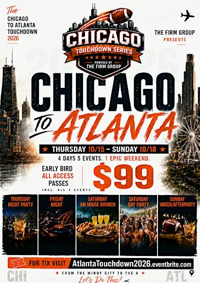The Chicago to Atlanta Touchdown 2026