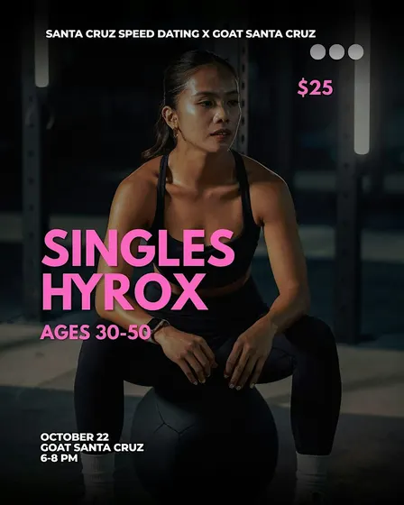 Singles HYROX (Speed Dating- Workout Edition) AGES 30-50