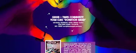 QUEER + TRANS COMMUNITY YOGA CLASS *DONATION-BASED*