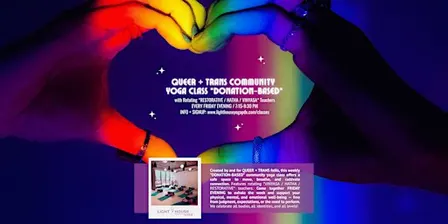 QUEER + TRANS COMMUNITY YOGA CLASS *DONATION-BASED*