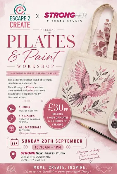Pilates & Paint - Tote bags