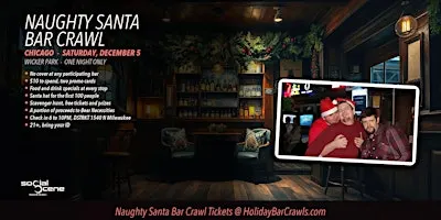 Chicago Wicker Park Naughty Santa Bar Crawl