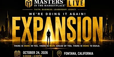 Masters In The Marketplace LIVE : EXPANSION