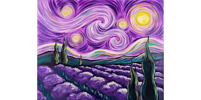 Starry Night Over Provence - Paint and Sip in Orange County | Classpop!™