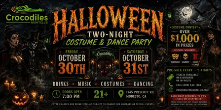 Pre-Halloween Costume and Dance Party at Crocodiles Nightclub
