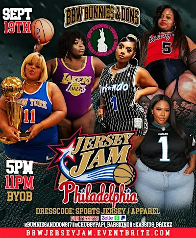 JERSEY JAM PHILLY - BBW Bunnies & Dons