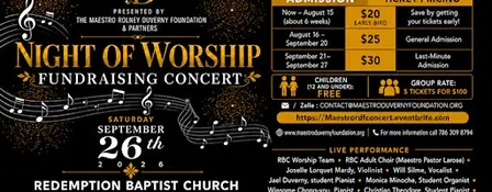 Fundraising Concert: Music Scholarships & Redemption Hope Center Orphanage