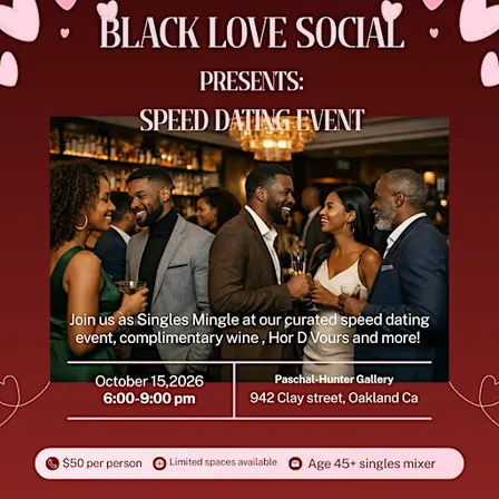 Black Love Social Presents Speed Dating Event