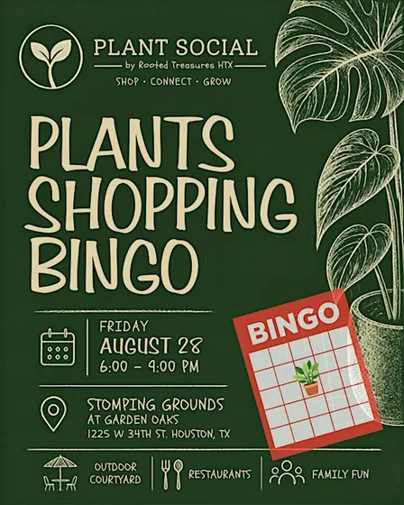 Plant Social: Market & Bingo @ Stomping Grounds
