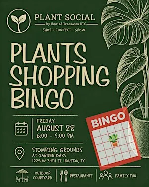 Plant Social: Market & Bingo @ Stomping Grounds
