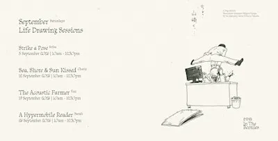 September Life Drawing Sessions — Day 4: A Hypermobile Reader