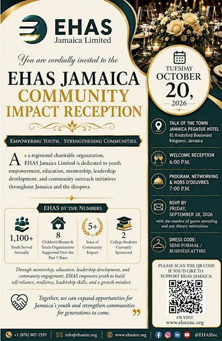 EHAS Jamaica Community Impact Reception
