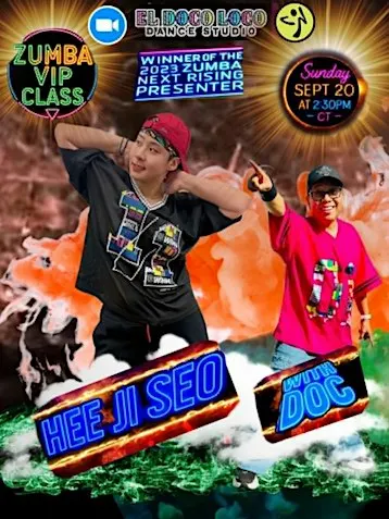 In-person Zumba® VIP Class with Heeji (Rony) & Doc