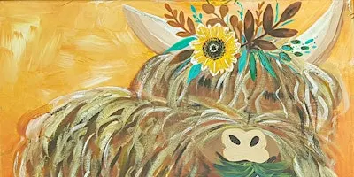 Paint HATTIE THE HIGHLAND COW