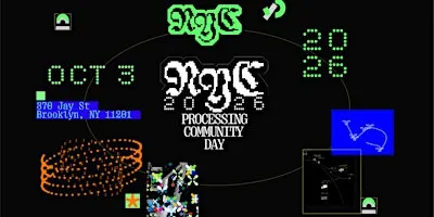 Processing Community Day 2026 @ NYC