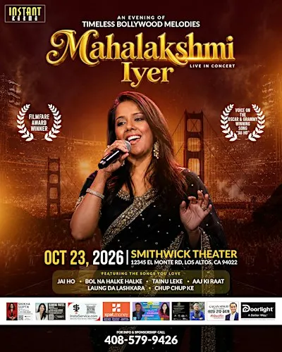 Cancelled Mahalakshmi Iyer Live in Concert – Timeless Bollywood Melodies