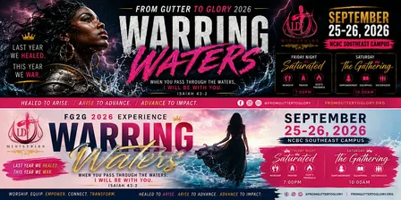 FROM GUTTER TO GLORY 2026 - WARRING WATERS
