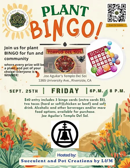 Plant Bingo with Succulent and Pot Creations by L&M
