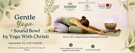 Gentle Yoga with Sound Bowl by Yoga With Christi