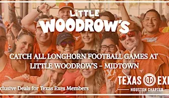 Texas vs. Tennessee Watch Party - Little Woodrows Midtown