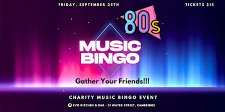 80's Music Bingo For Cats!