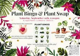 Plant Bingo & Plant Swap
