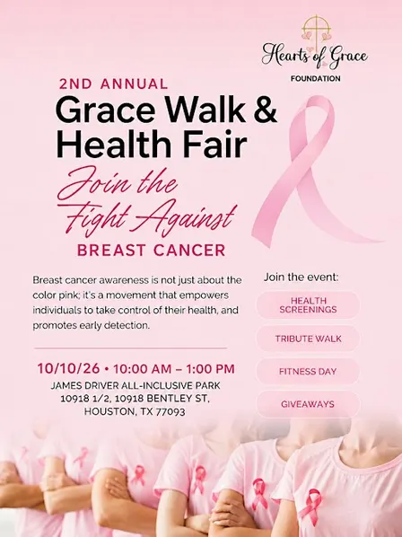 2nd Annual Grace Walk & Health Fair | Caminata Grace y Feria de Salud