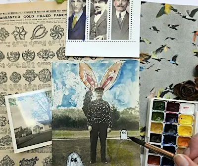 Emily Carr Art Class: SPOOKY VINTAGE PHOTO PAINTING (intergenerational)