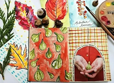Watercolours for Wellness: AUTUMN DELIGHTS (3 Sessions)