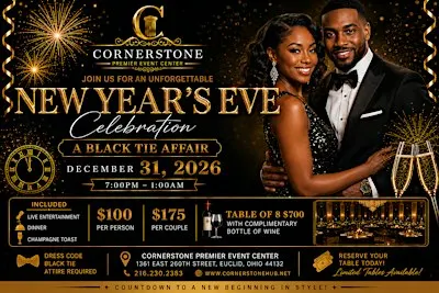 NEW YEAR'S EVE CELEBRATION From 7:00 PM to 1:00 AM