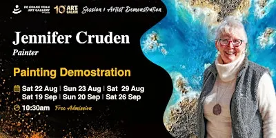 2026 Art Salon l Painting Demonstration by Jennifer Cruden
