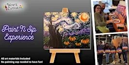 Tampa Paint and Wine – Spooky Starry Night