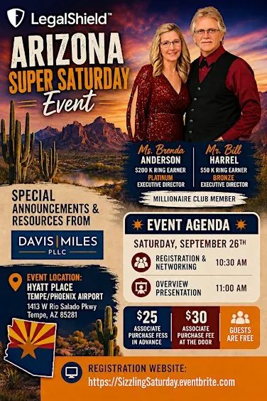 Arizona's Super Saturday - Sizzling September- More Income in 2026!