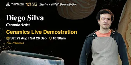 2026 Art Salon l Ceramic Live Demonstration by Diego Silva