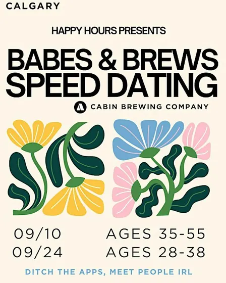 Babes & Brews Speed Dating 28-38@ Cabin Brewing (Calgary)