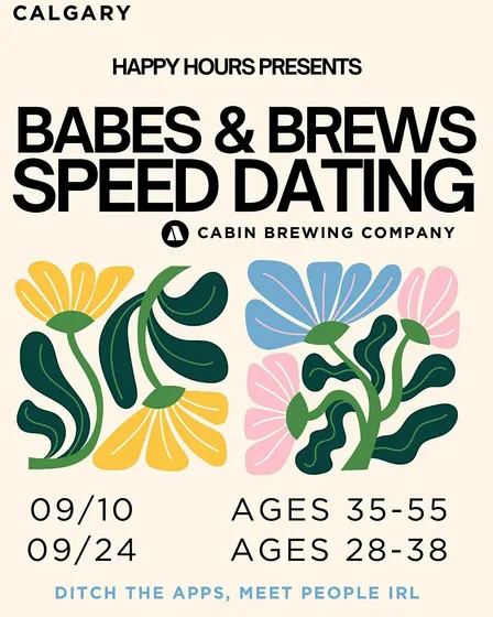 Babes & Brews Speed Dating 28-38@ Cabin Brewing (Calgary)
