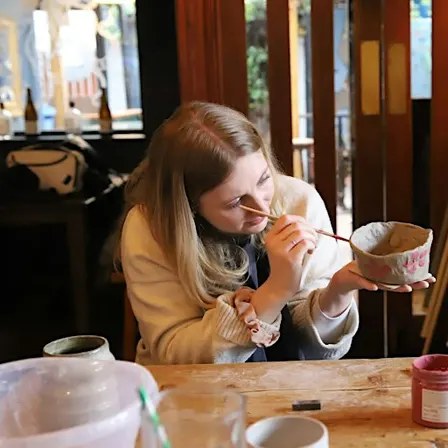 Pottery @ The Pub - Autumn Leaf Bowl Workshop - The Old Firestation Topsham