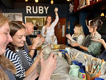 Pottery @ The Pub - Christmas Tealight Houses The Old Firestation Topsham