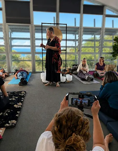 Saturday Sound Healing Sessions by the sea with Sascha