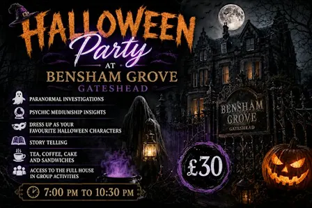 Halloween Ghost Hunt at Bensham Grove, Gateshead, NE8 2XD