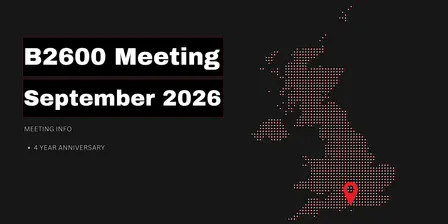 Bournemouth 2600 September Meet - 4 YEAR ANNIVERSARY
