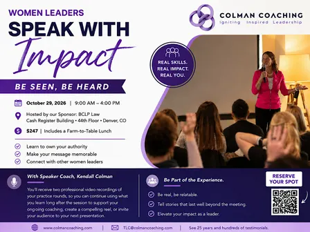 Speak with Impact: Women Leaders